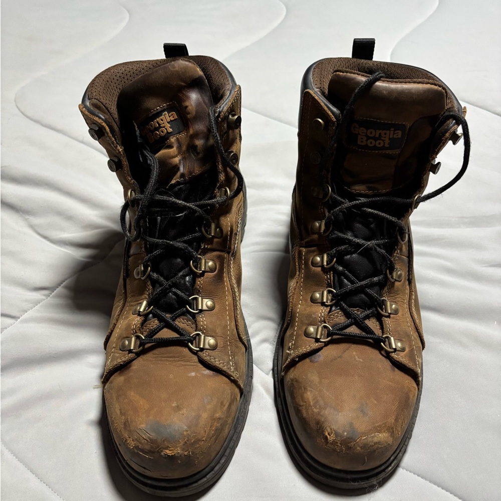 Georgia men's 13 steel toe waterproof boots